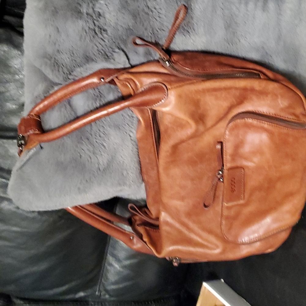 Ecco leather hobo bag